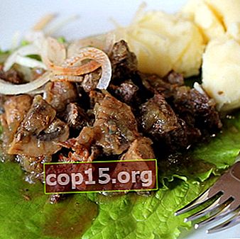 Kött med inlagda svampar: recept
