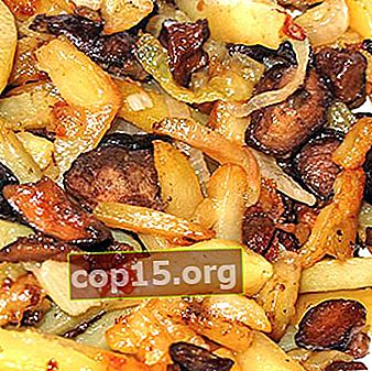 Patate fritte con funghi: ricette per piatti popolari